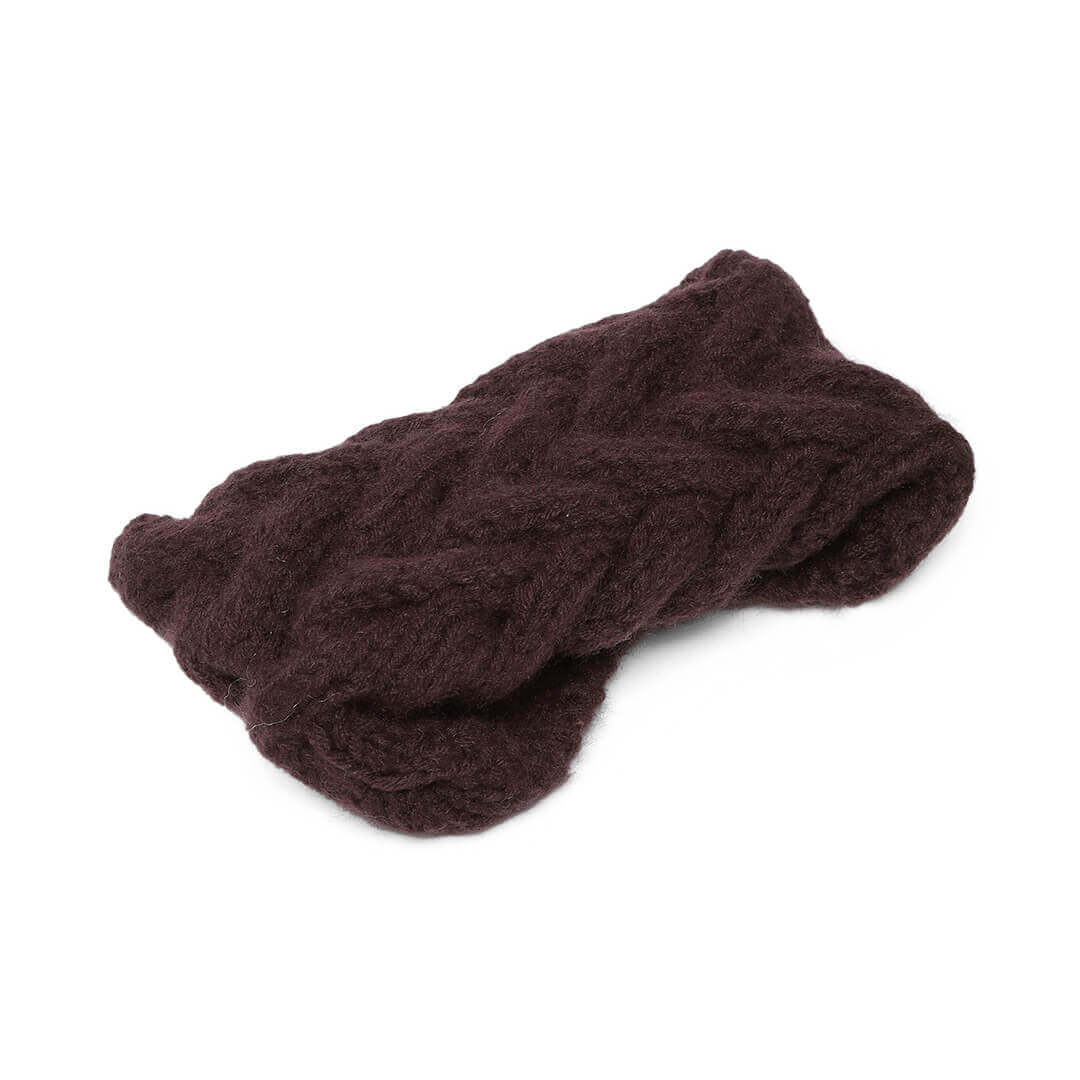 Double Cable Headband - Brown 111