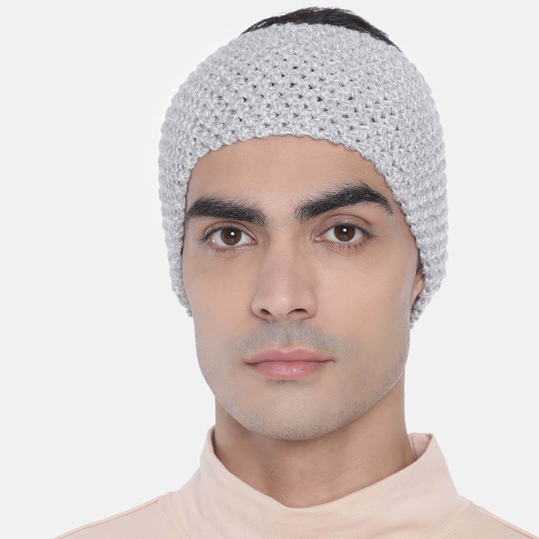Knitted Headband - Grey 3063