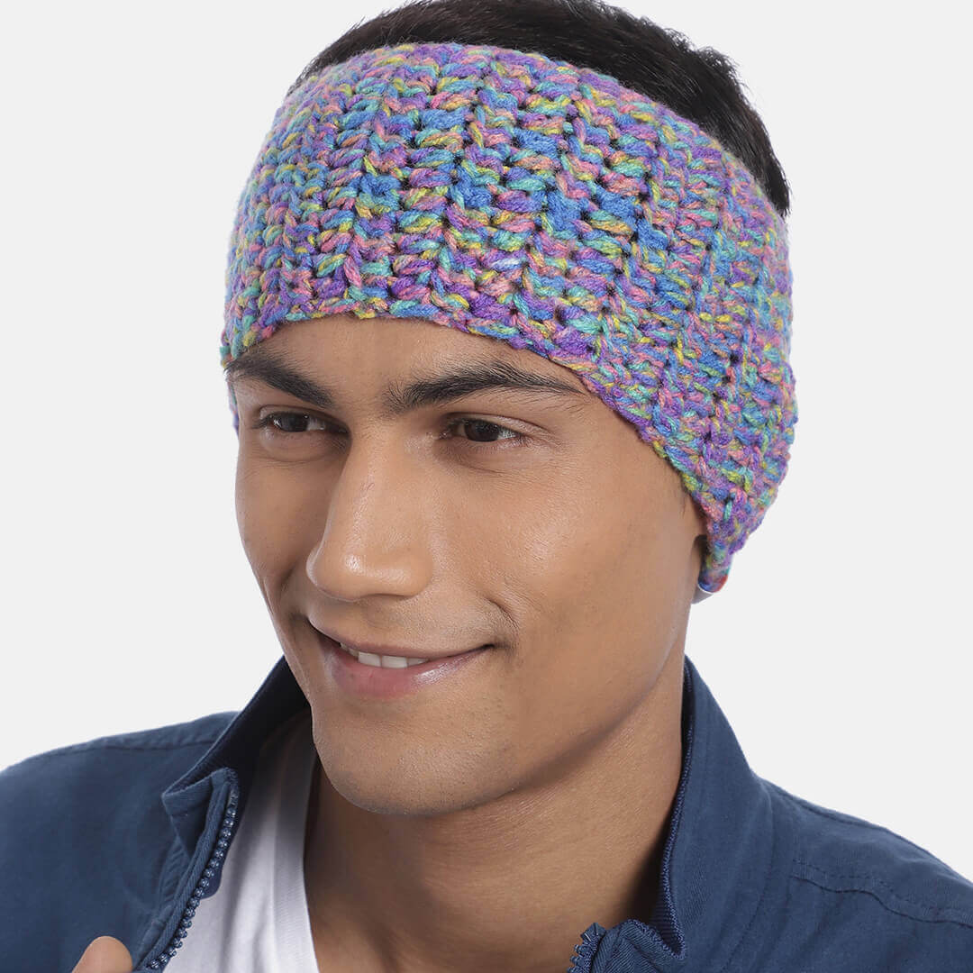 Crochet Headband - Multi Color 3088