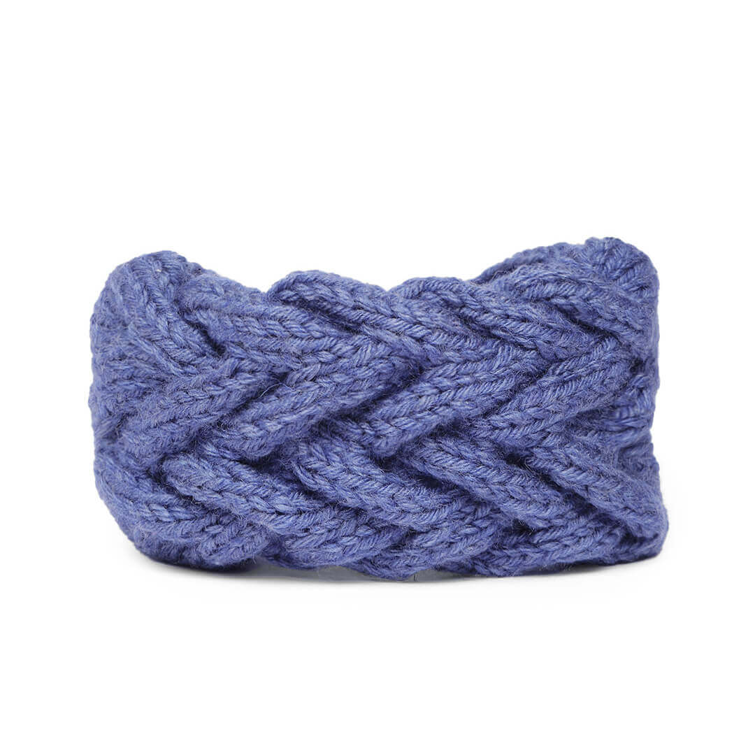 Double Cable Headband - Blue 3090