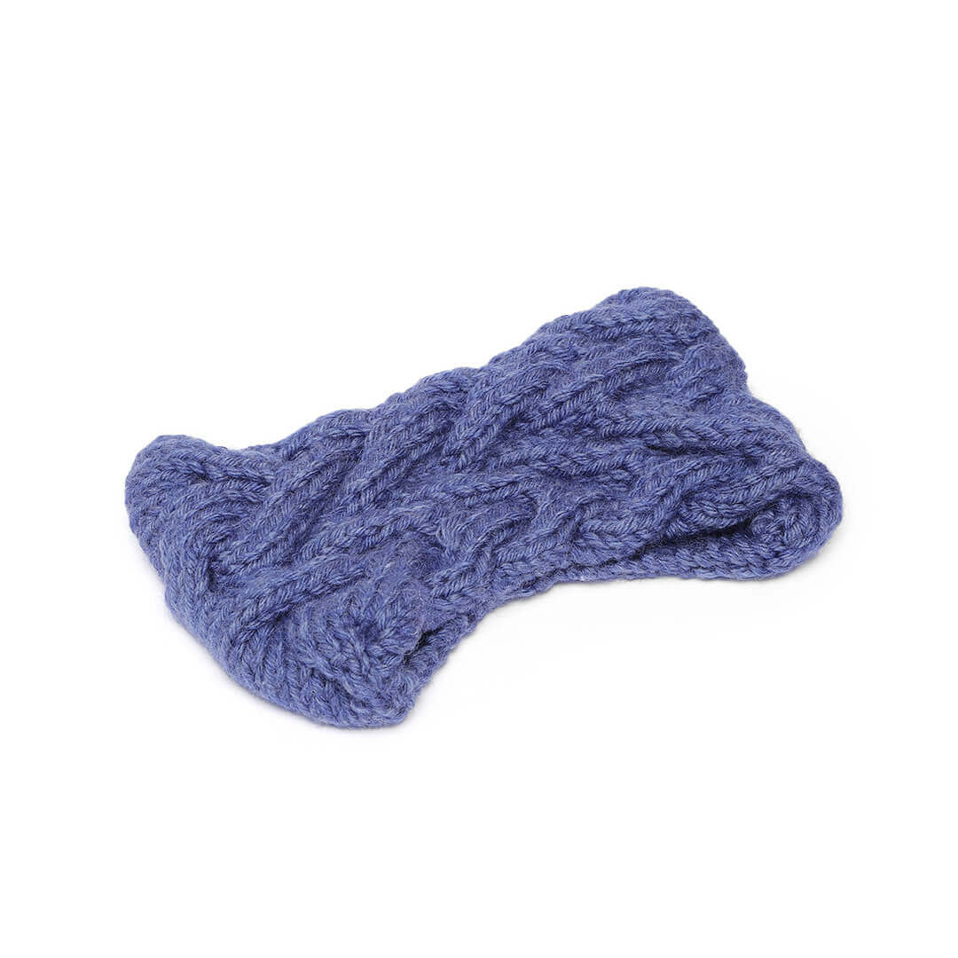 Double Cable Headband - Blue 3090