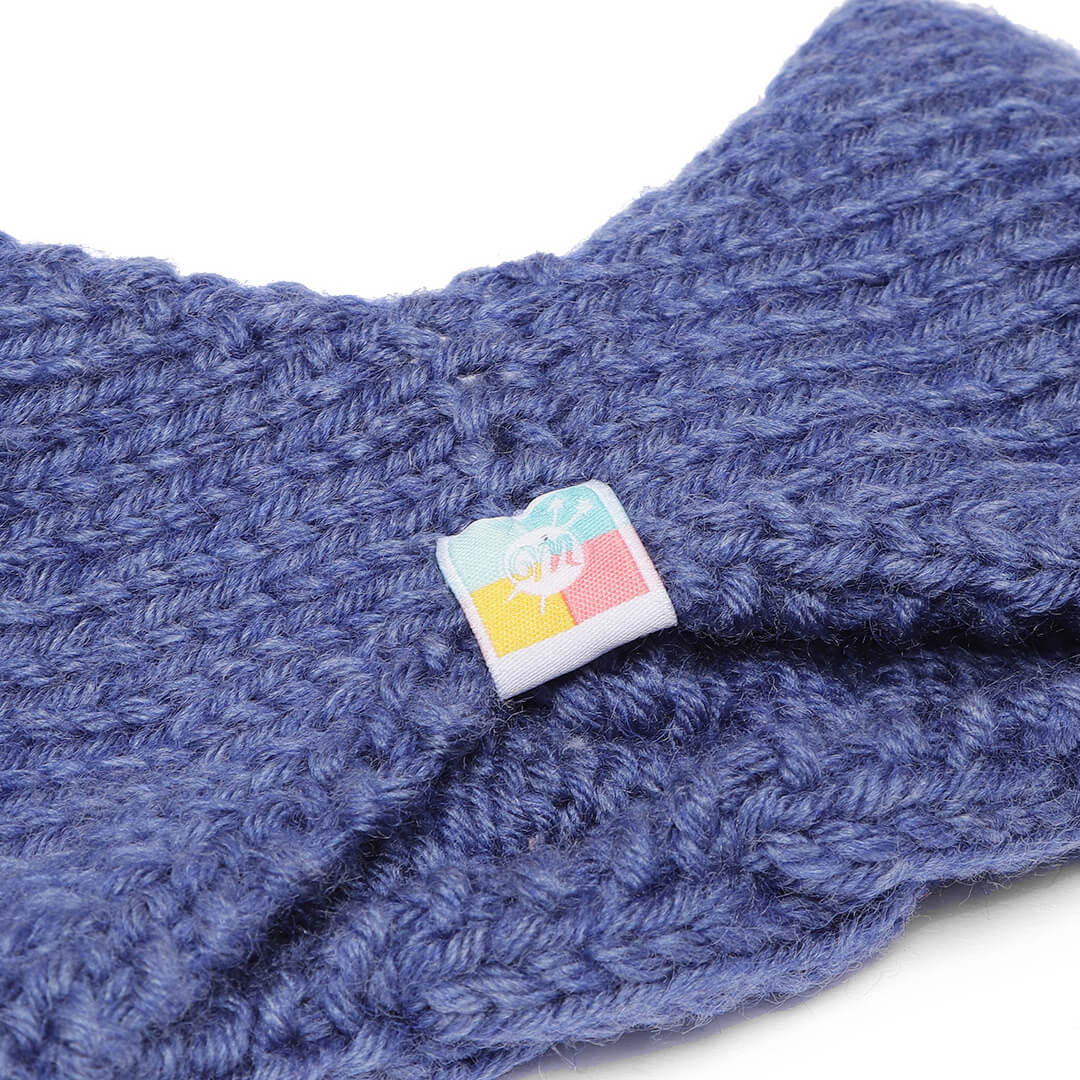 Double Cable Headband - Blue 3090