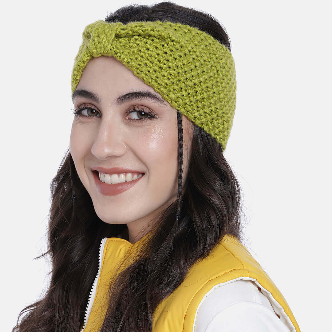 Bow Headband - Green 3091