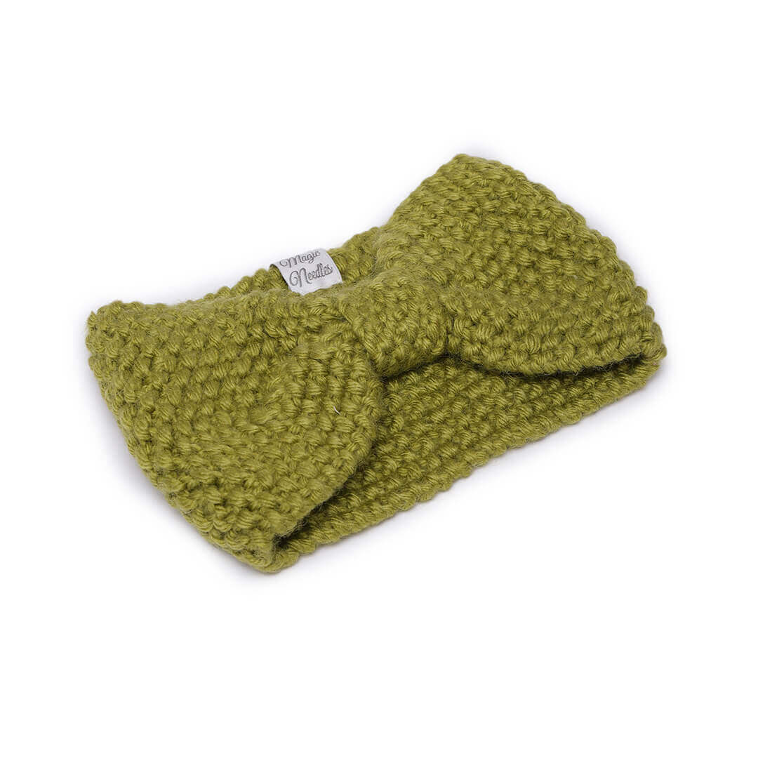 Bow Headband - Green 3091
