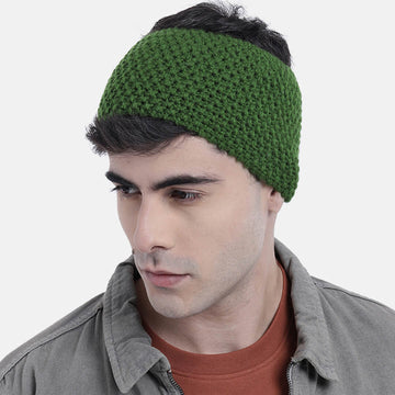 Knitted Headband - Green 3107