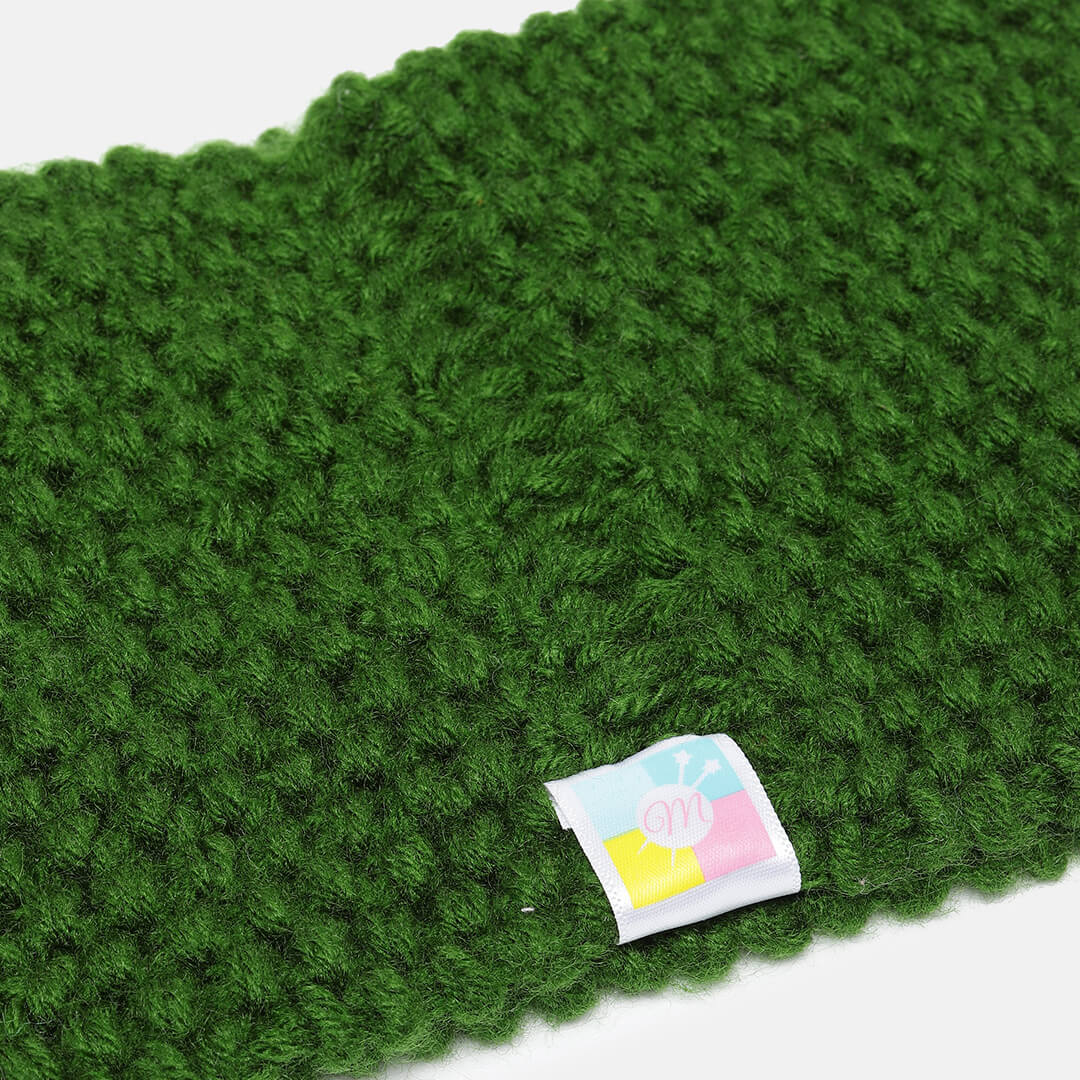 Knitted Headband - Green 3107
