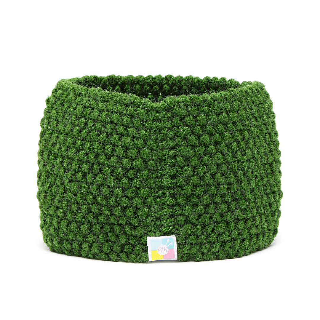 Knitted Headband - Green 3107