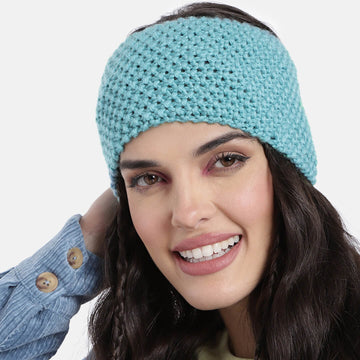 Knitted Headband - Sea Green 2992