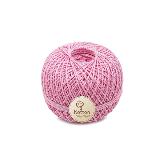 Kotton 3 ply Mercerised Cotton Yarn - Pink 34