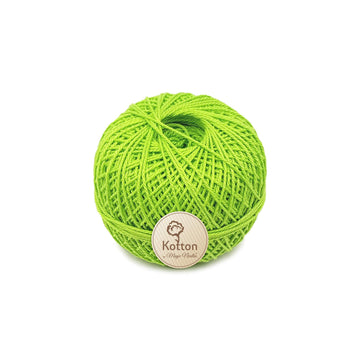 Kotton 3 ply Mercerised Cotton Yarn - Green 18
