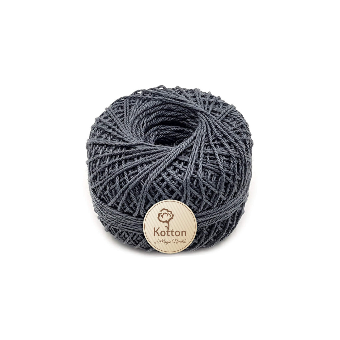 Kotton 3 ply Mercerised Cotton Yarn - Dark Grey 11
