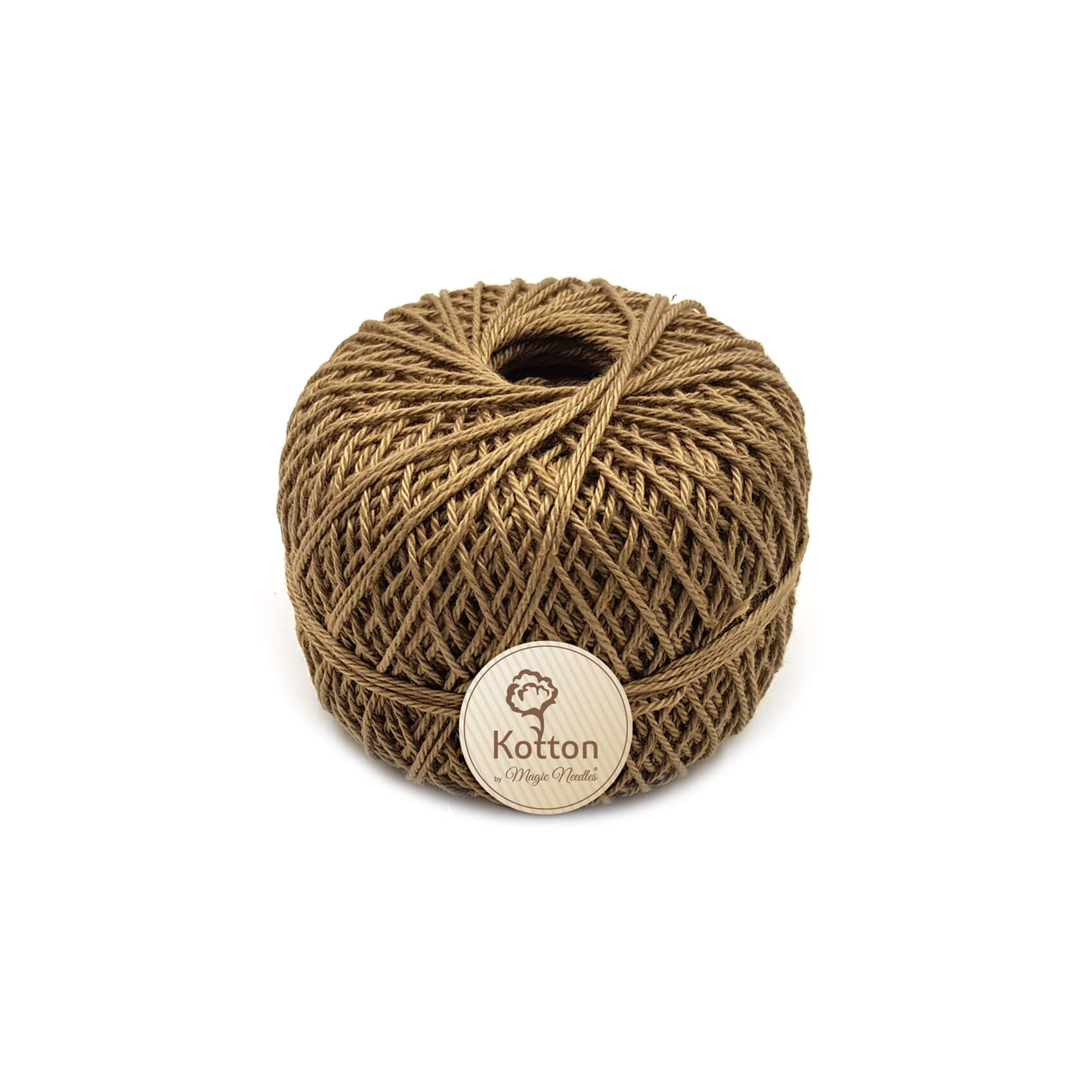 Kotton 3 ply Mercerised Cotton Yarn - Khaki 20