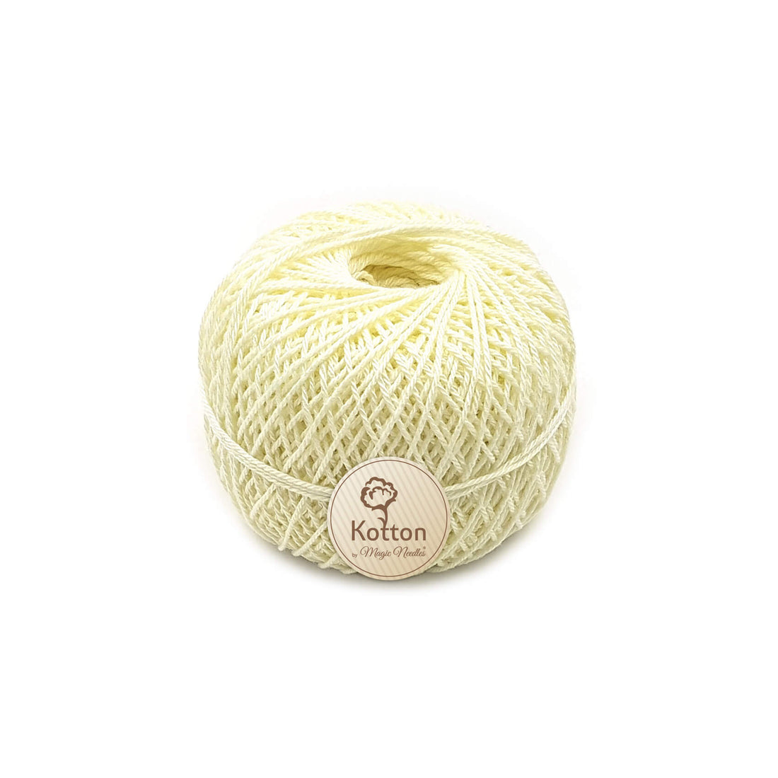 Kotton 3 ply Mercerised Cotton Yarn - Mild Yellow 03