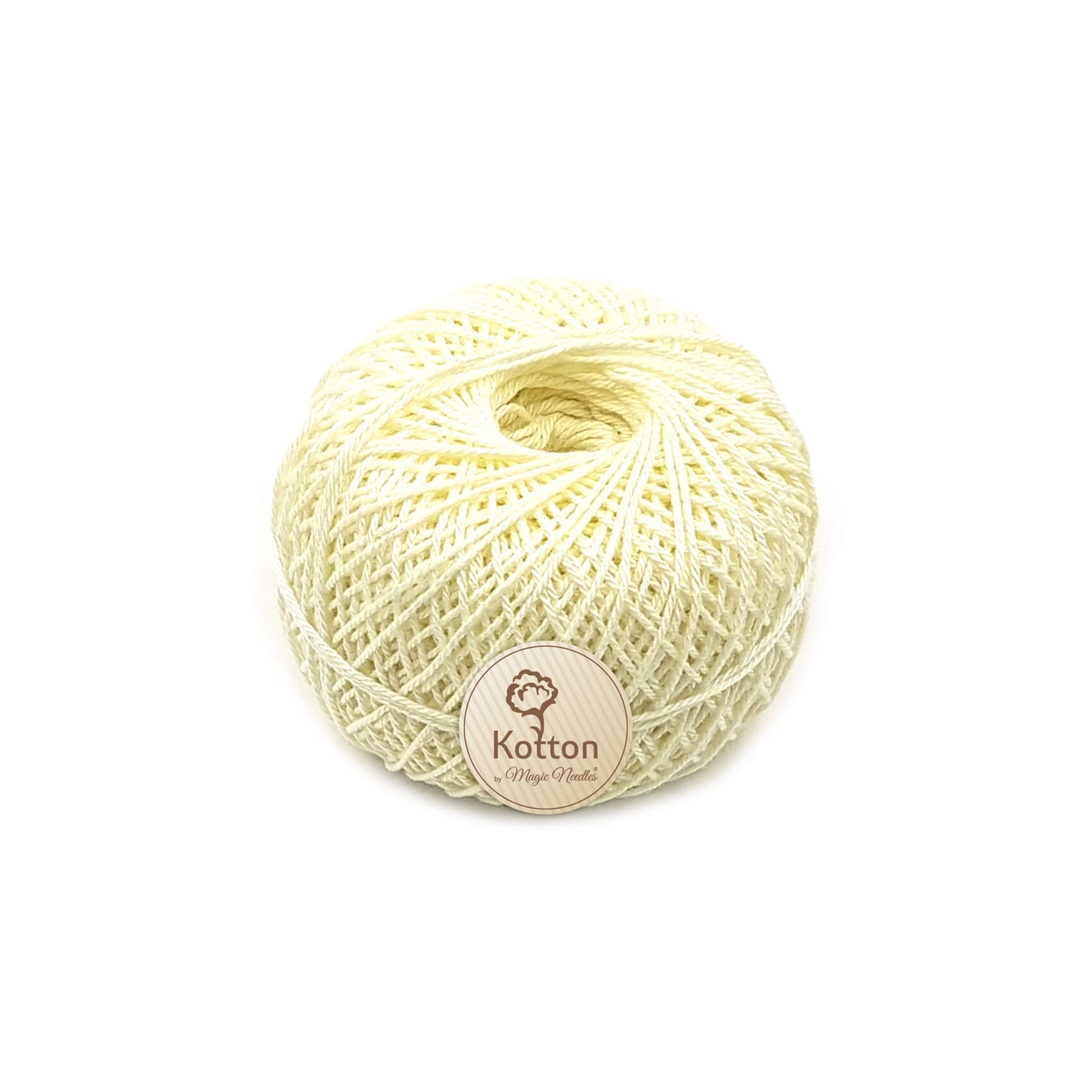 Kotton 3 ply Mercerised Cotton Yarn - Mild Yellow 03