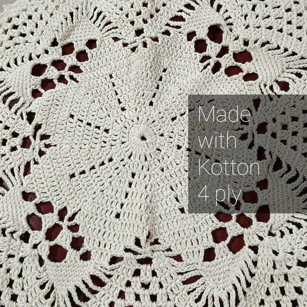 Cotton Yarn by Kotton - 4 ply - Light Cream 45