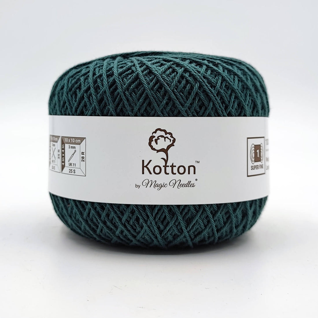 Kotton 4 ply Cotton Yarn - Dark Military Green 57