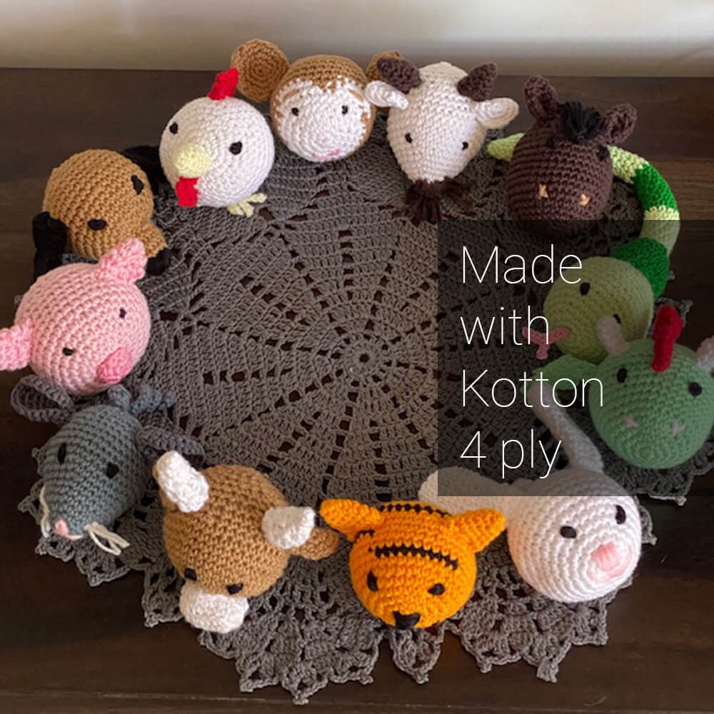 Cotton Yarn by Kotton - 4 ply - Mud Brown 39