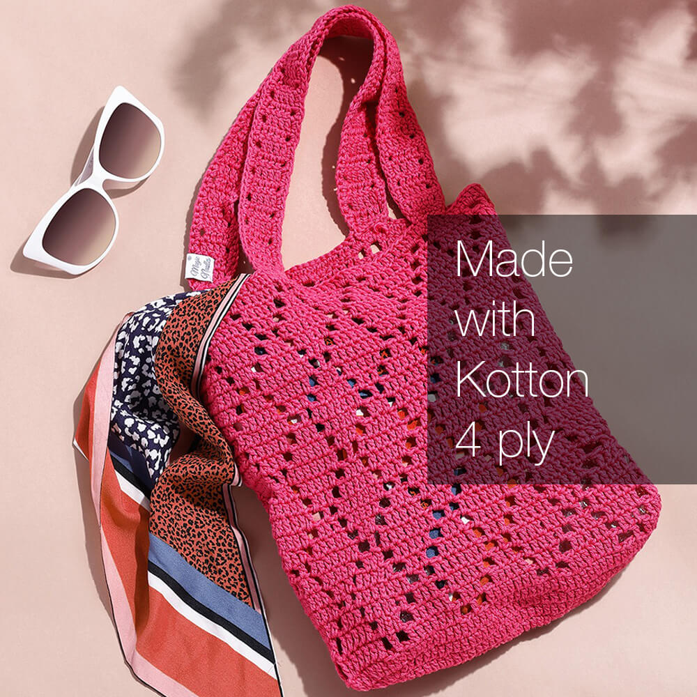 Cotton Yarn by Kotton - 4 ply - Pink 34