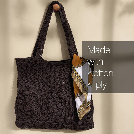 Kotton 4 ply Cotton Yarn - Dark Brown 31