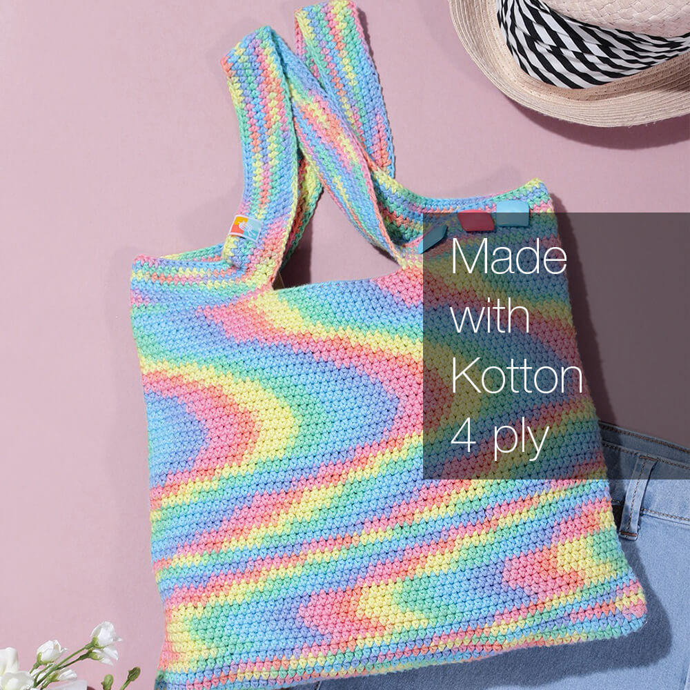 Kotton 4 ply Cotton Yarn 150 g - Multi Color 03