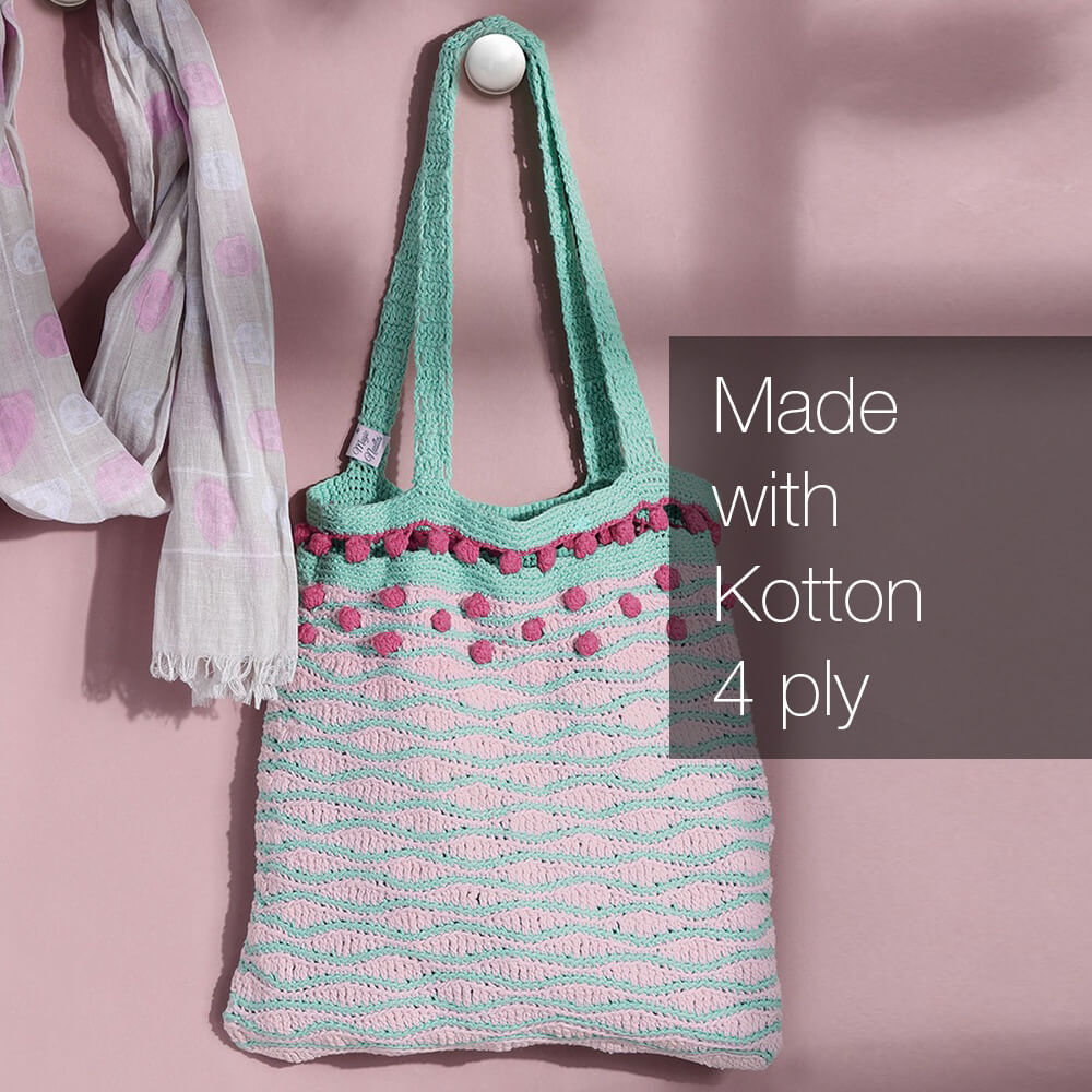 Kotton 4 ply Cotton Yarn 150 g - Pink 34