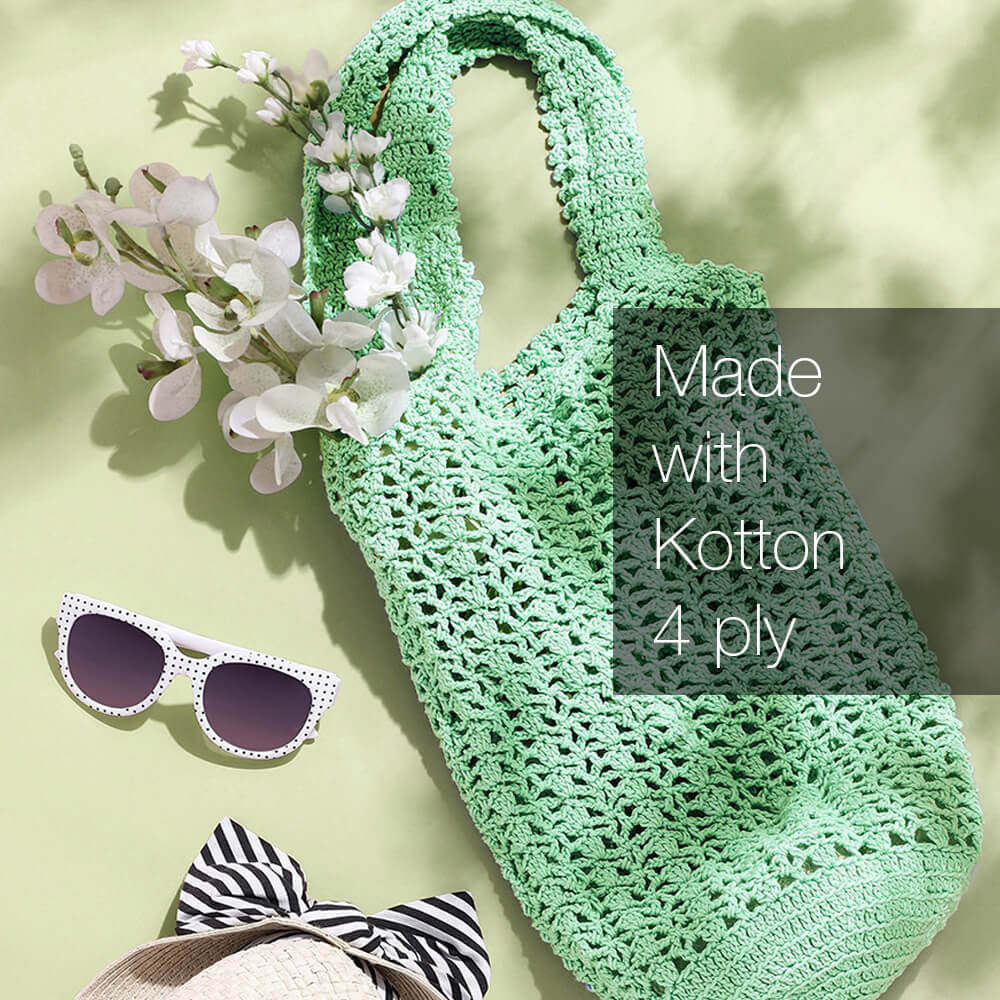 Cotton Yarn by Kotton - 4 ply - Light Green 26