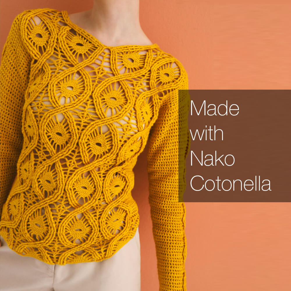 Nako Cotonella Yarn - Yellow 256