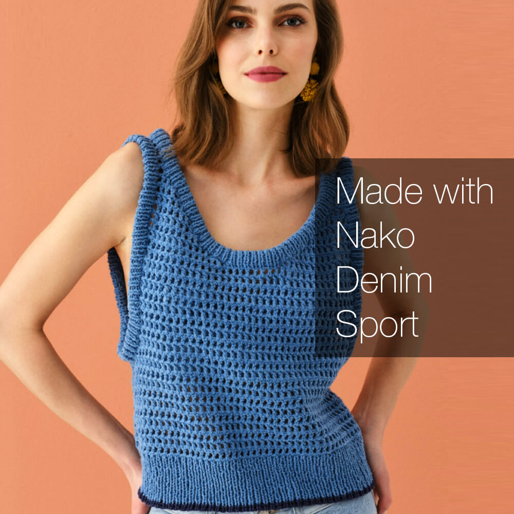 Nako Denim Sport Yarn - Red 1175