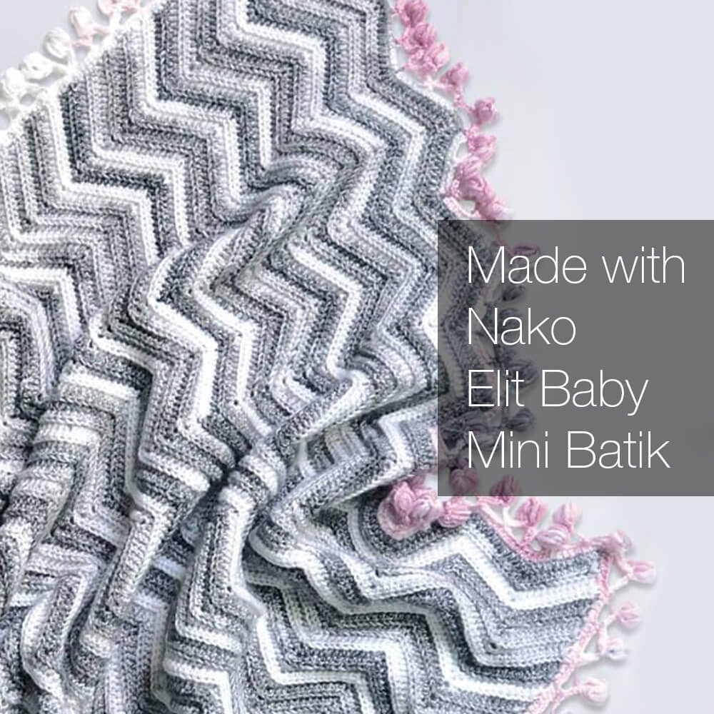 Nako Elit Baby Mini Batik Yarn - Multi-Color 32455