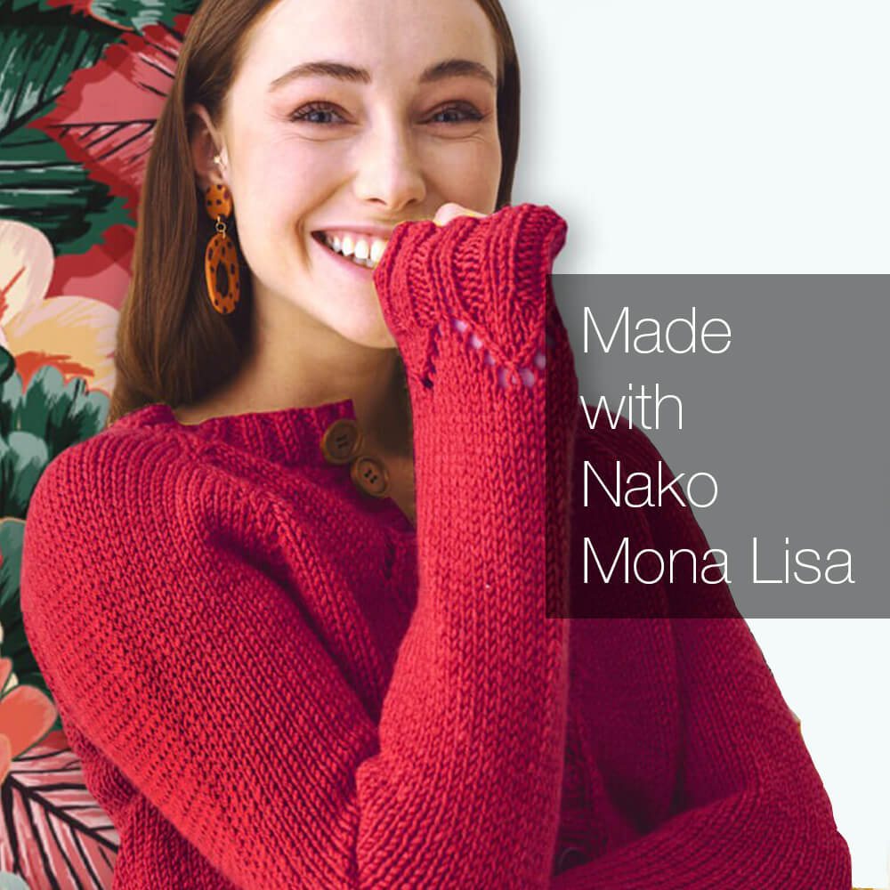Nako Mona Lisa Yarn - Pink 99340