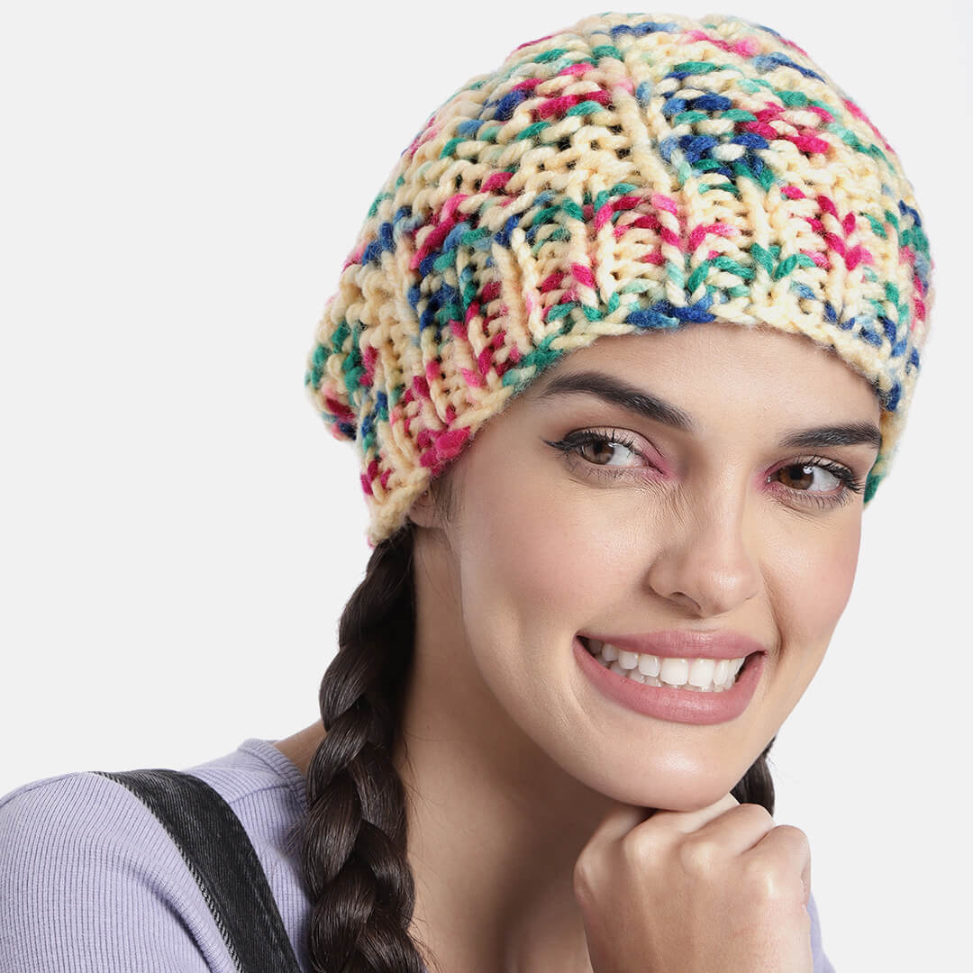 Multicoloured Beanie - 2670