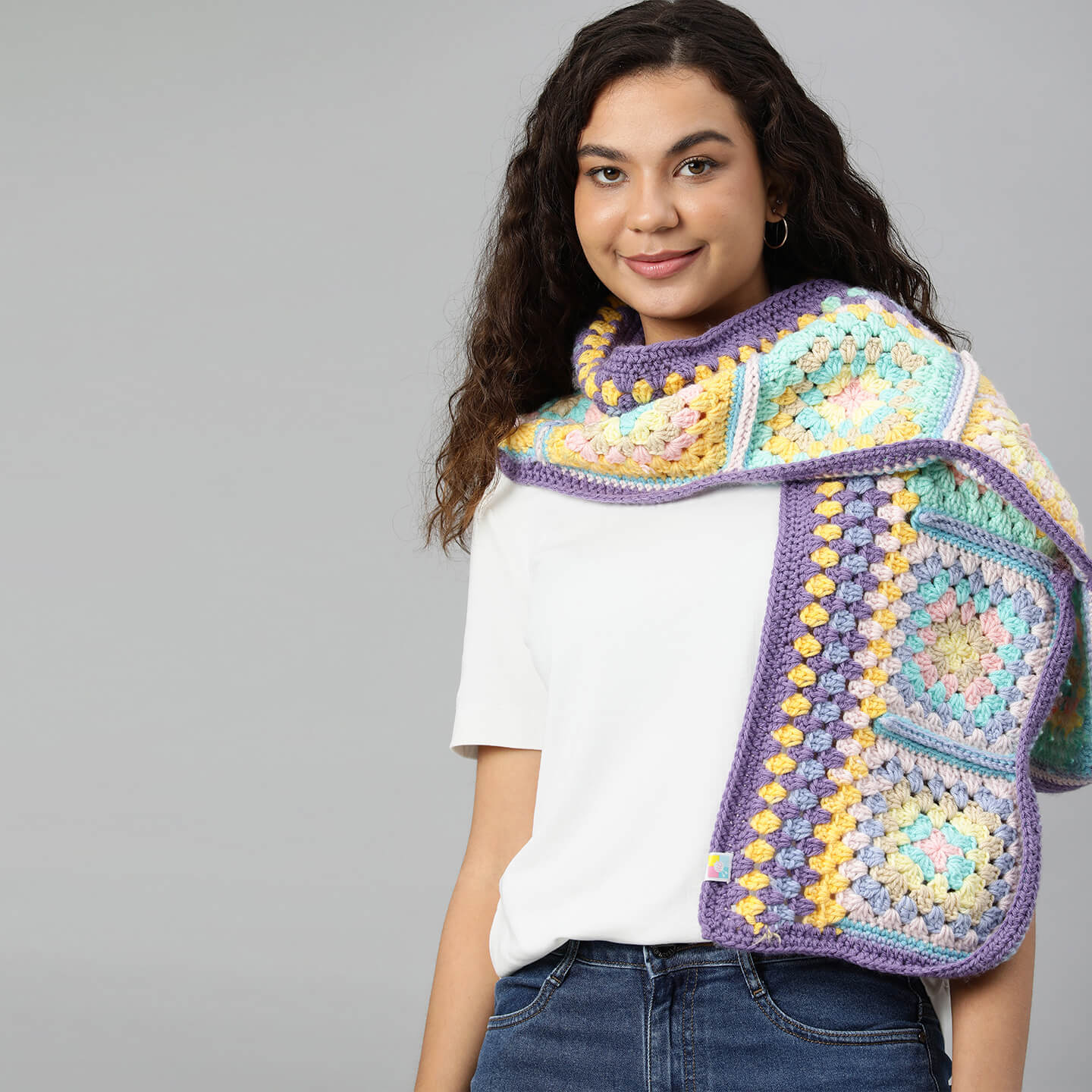 Multi Color Scarf - 3087