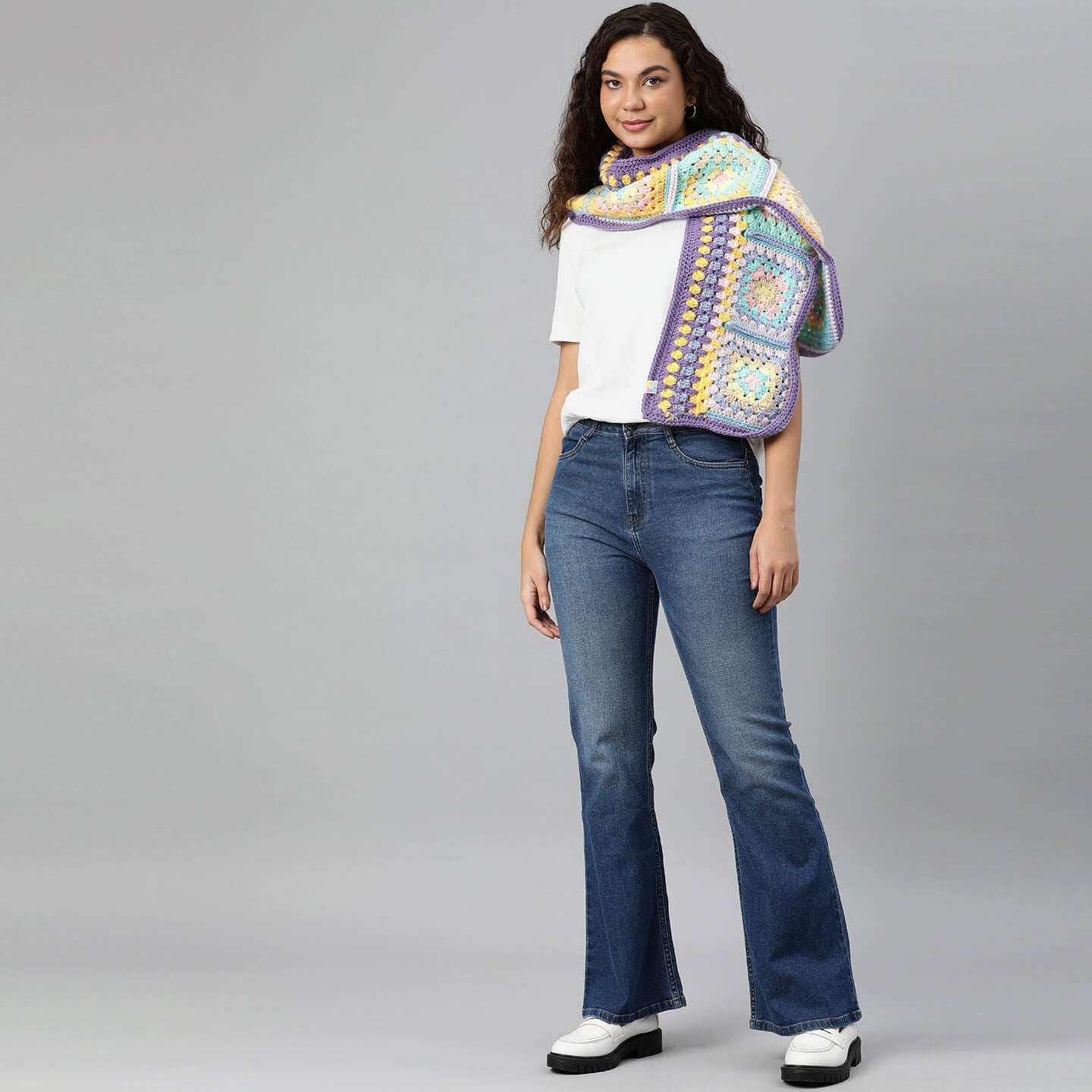 Multi Color Scarf - 3087