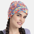 Multicoloured Self-Design Beanie - 2679