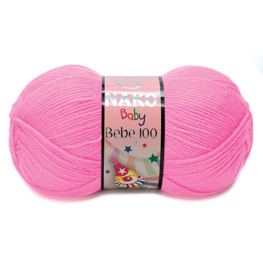 Nako Bebe 100 Yarn - Pink 11158