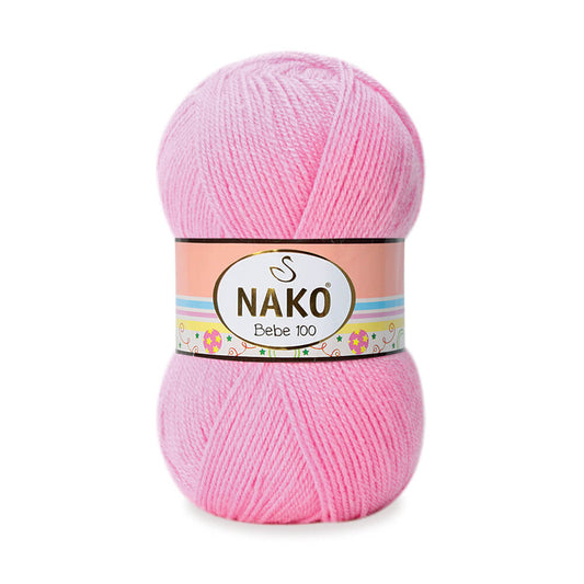 Nako Bebe 100 Yarn - Baby Pink 229