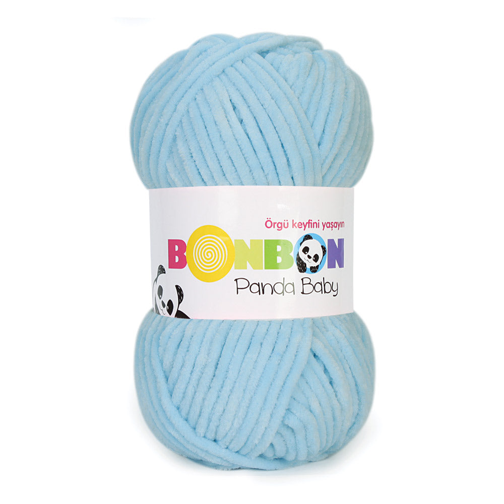 Nako Bonbon Panda Baby Yarn - Blue 3082 3435