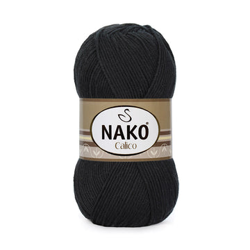 Nako Calico Yarn - Black 217
