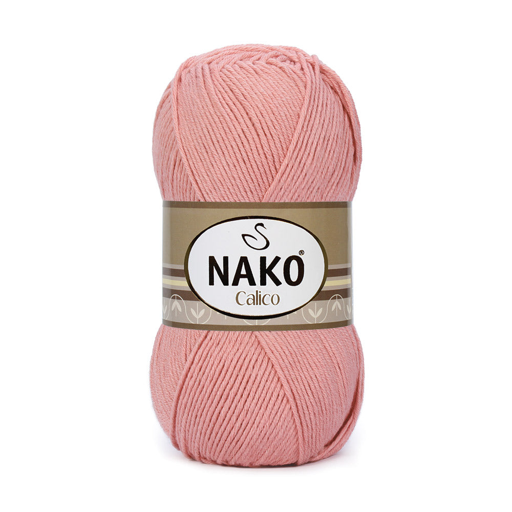 Nako Calico Yarn - Light Coral 11452