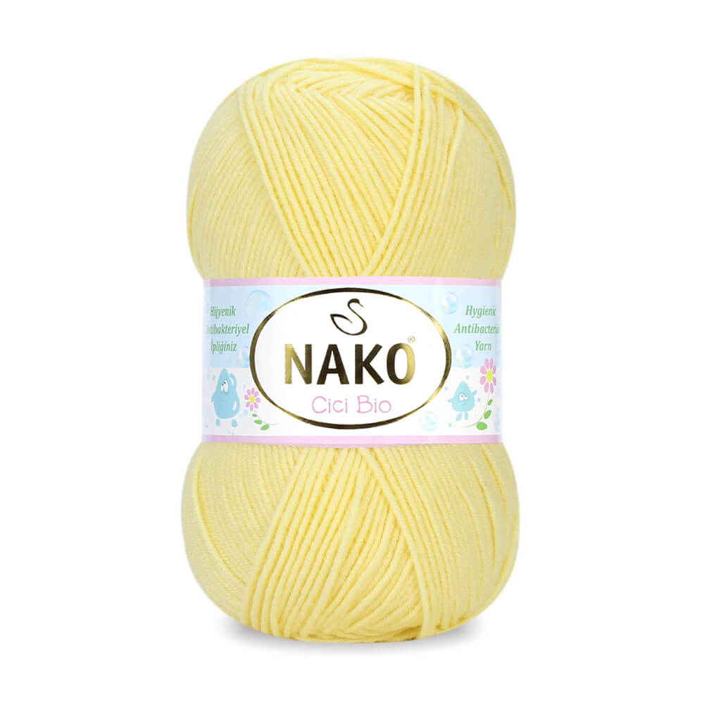 Nako Cici Bio Antibacterial Yarn - Yellow 1421