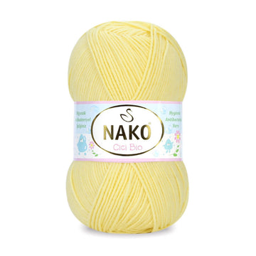 Nako Cici Bio Antibacterial Yarn - Yellow 1421