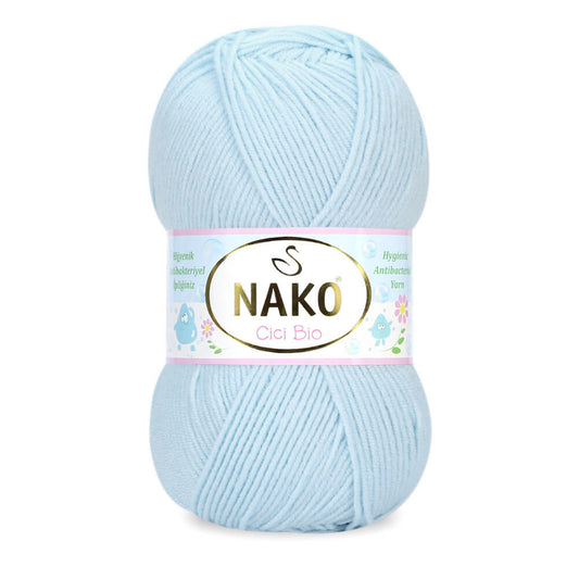 Nako Cici Bio Antibacterial Yarn - Blue 1900