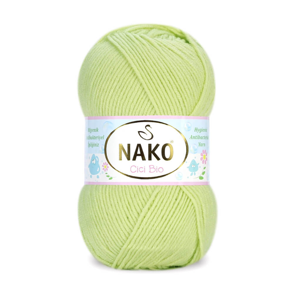 Nako Cici Bio Antibacterial Yarn - Light Green 6811