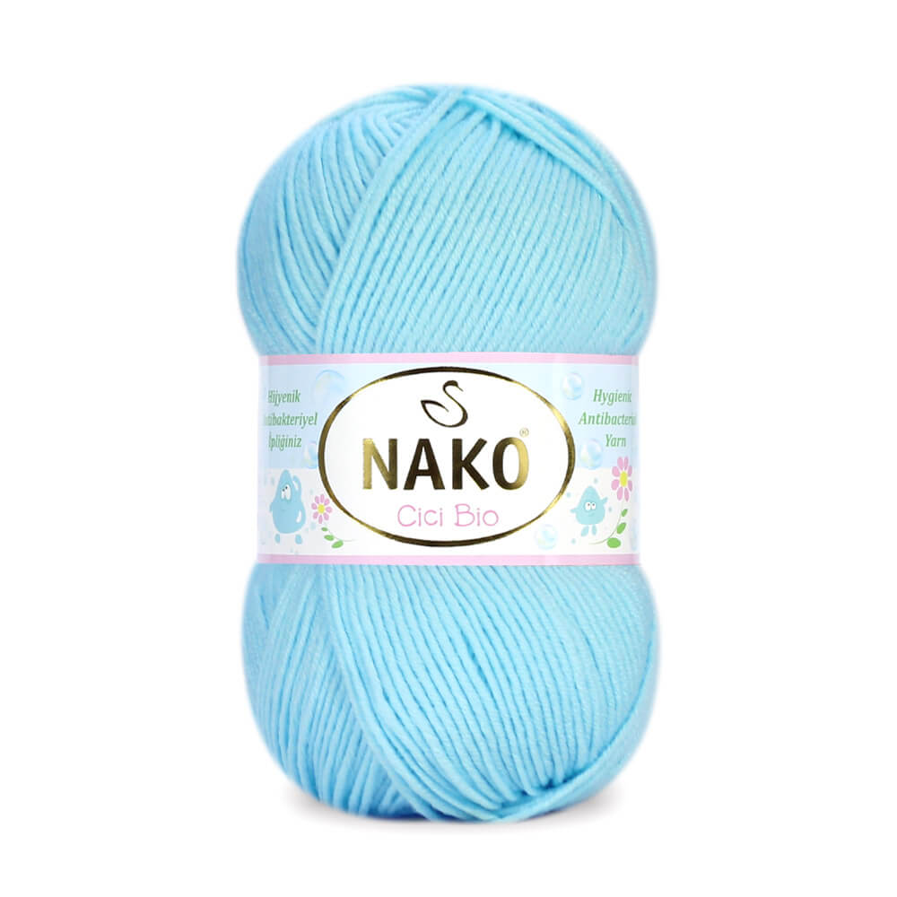 Nako Cici Bio Antibacterial Yarn - Blue 6874
