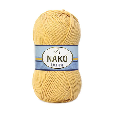 Nako Denim Yarn - Mustard Yellow 11586