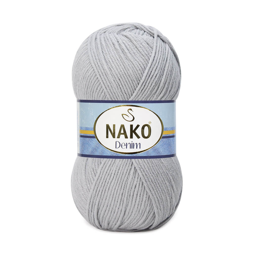 Nako Denim Yarn - Light Grey 10070