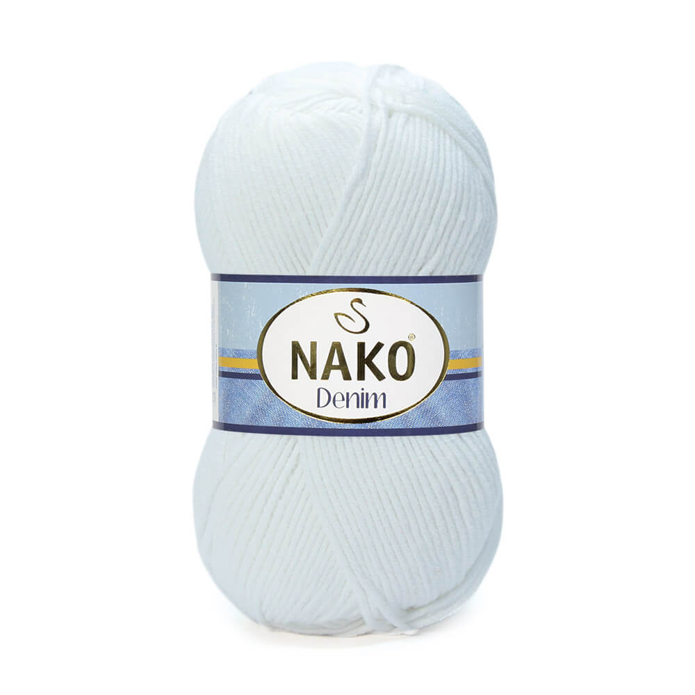Nako Denim Yarn - White 208
