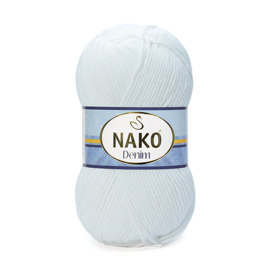Nako Denim Yarn - White 208