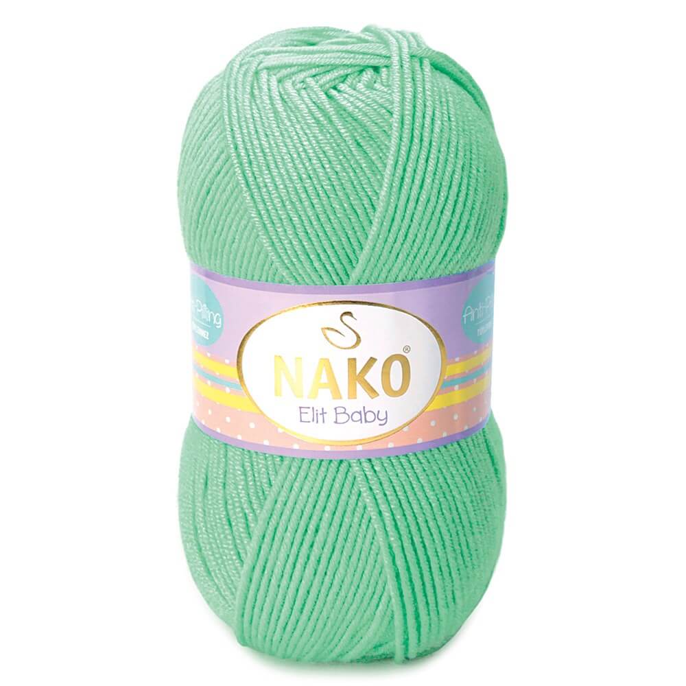 Nako Elit Baby Yarn - Siamese Green 10001