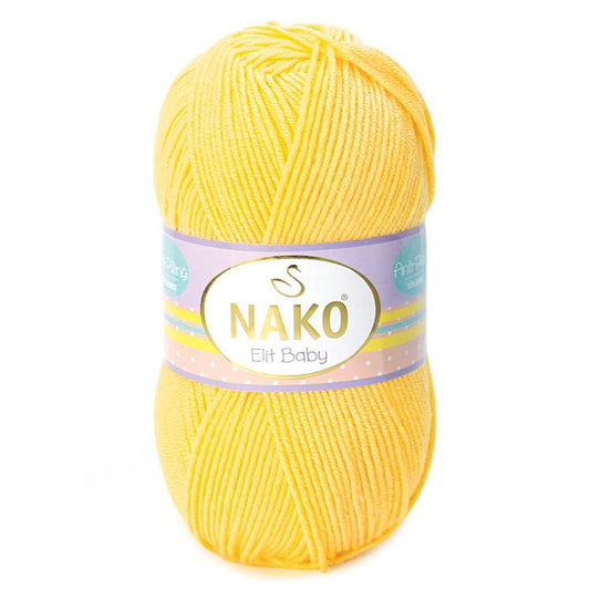 Nako Elit Baby Yarn - Yellow 2857
